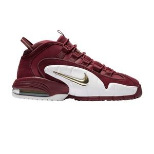 Nike Air Max Penny in red, white and gold.